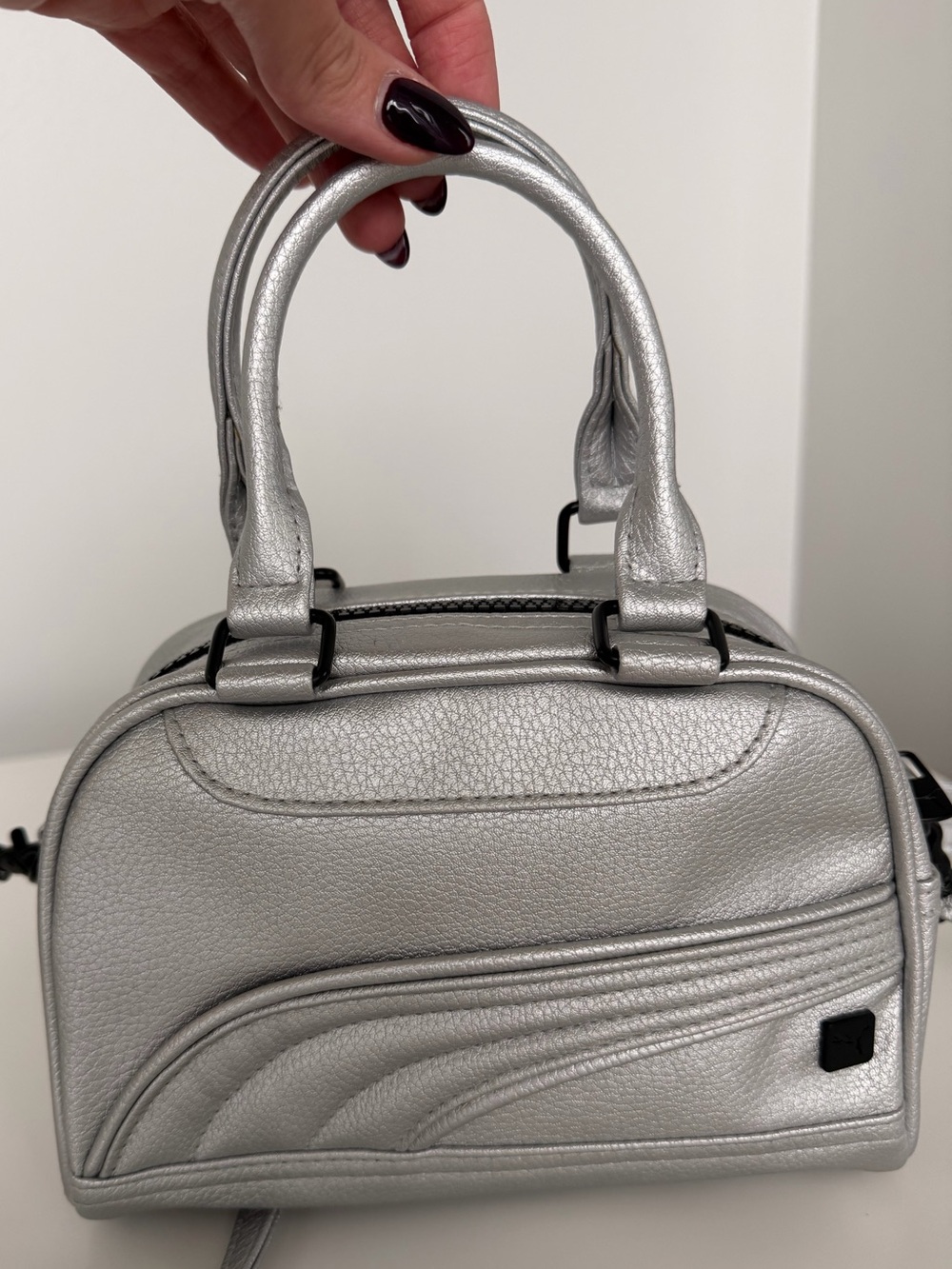 PUMA Mini Hand Bag/Crossbody – Silver